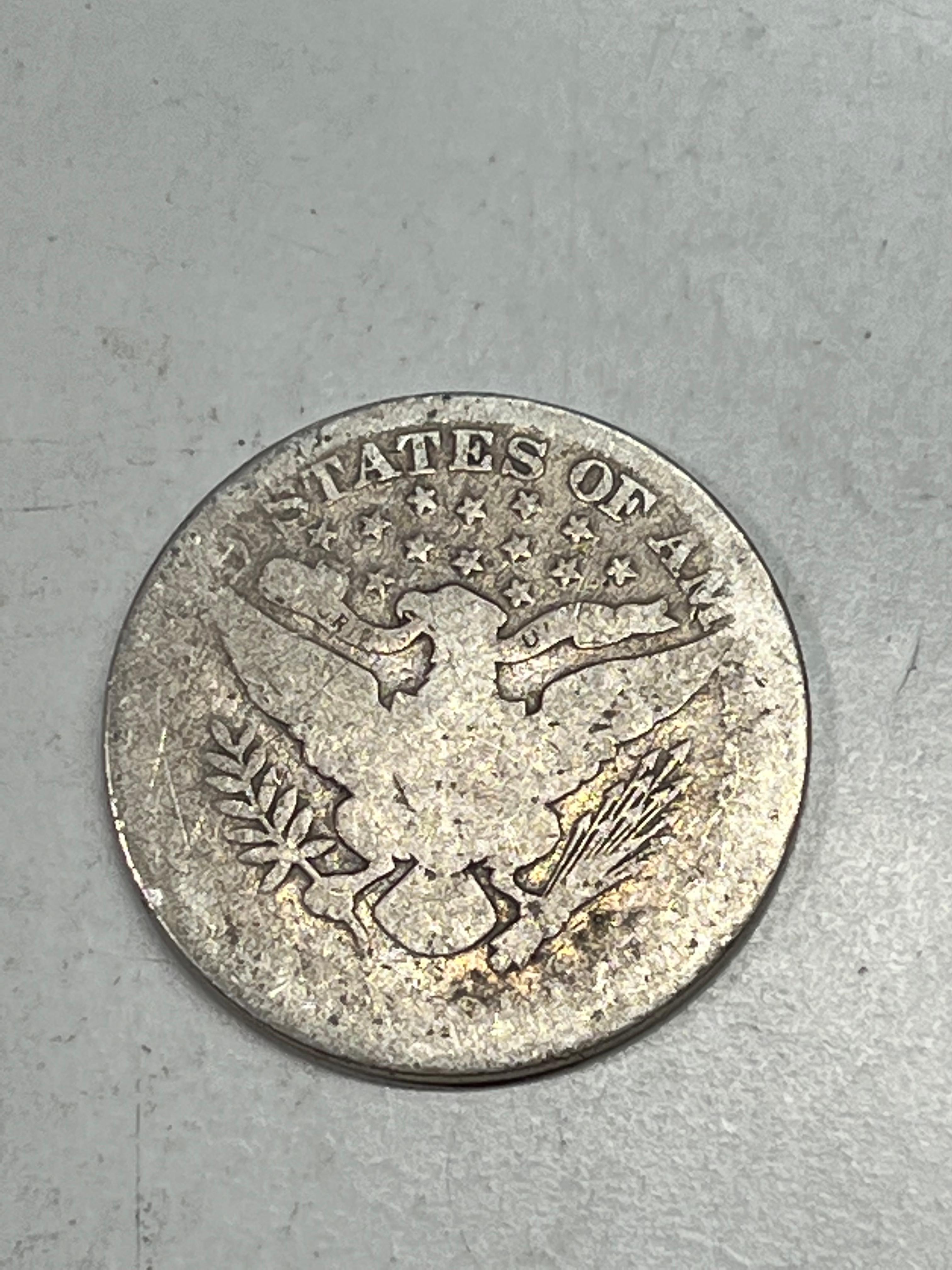 1905 S Barber Half Dollar