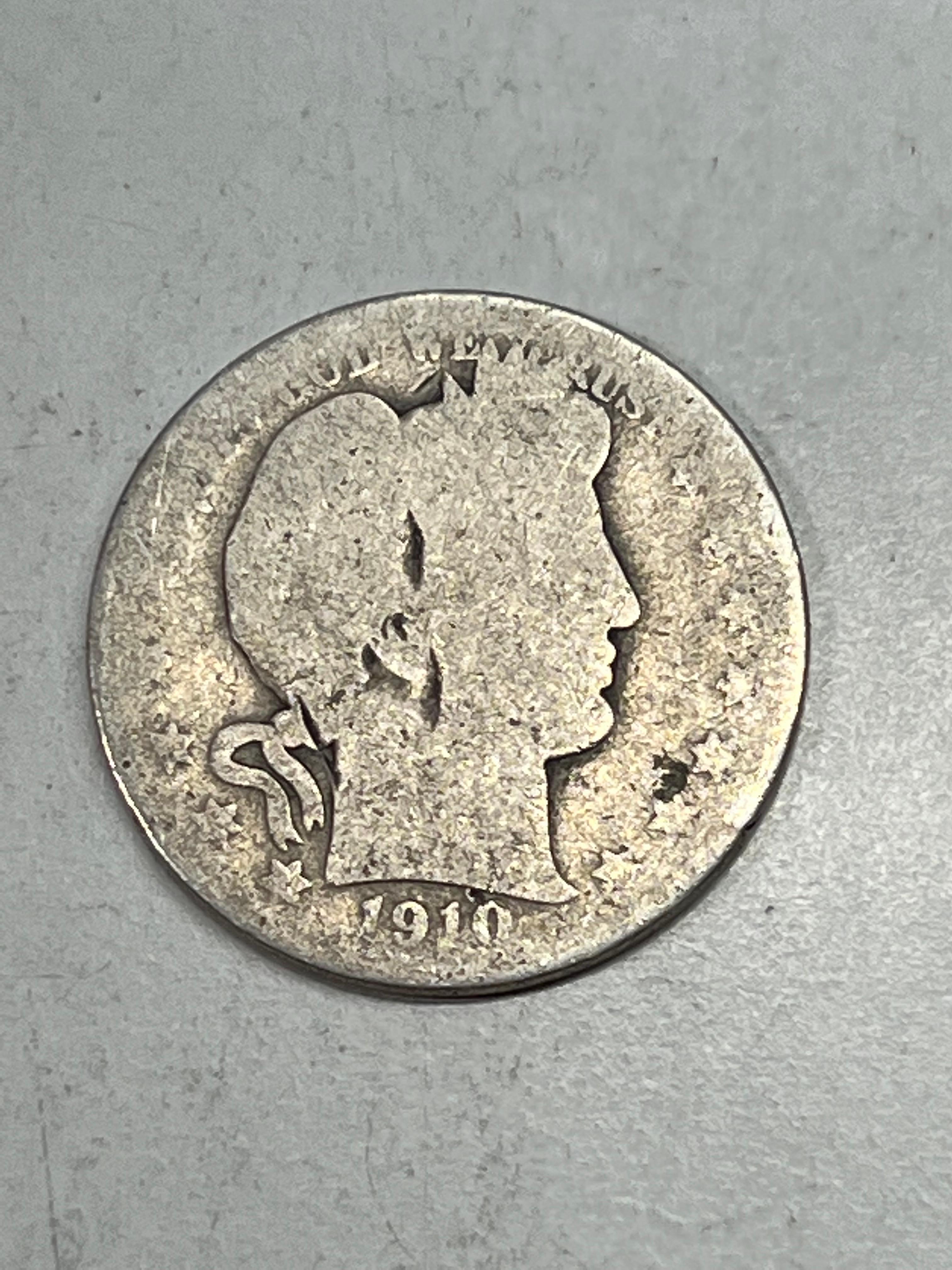 1910 Barber Half Dollar