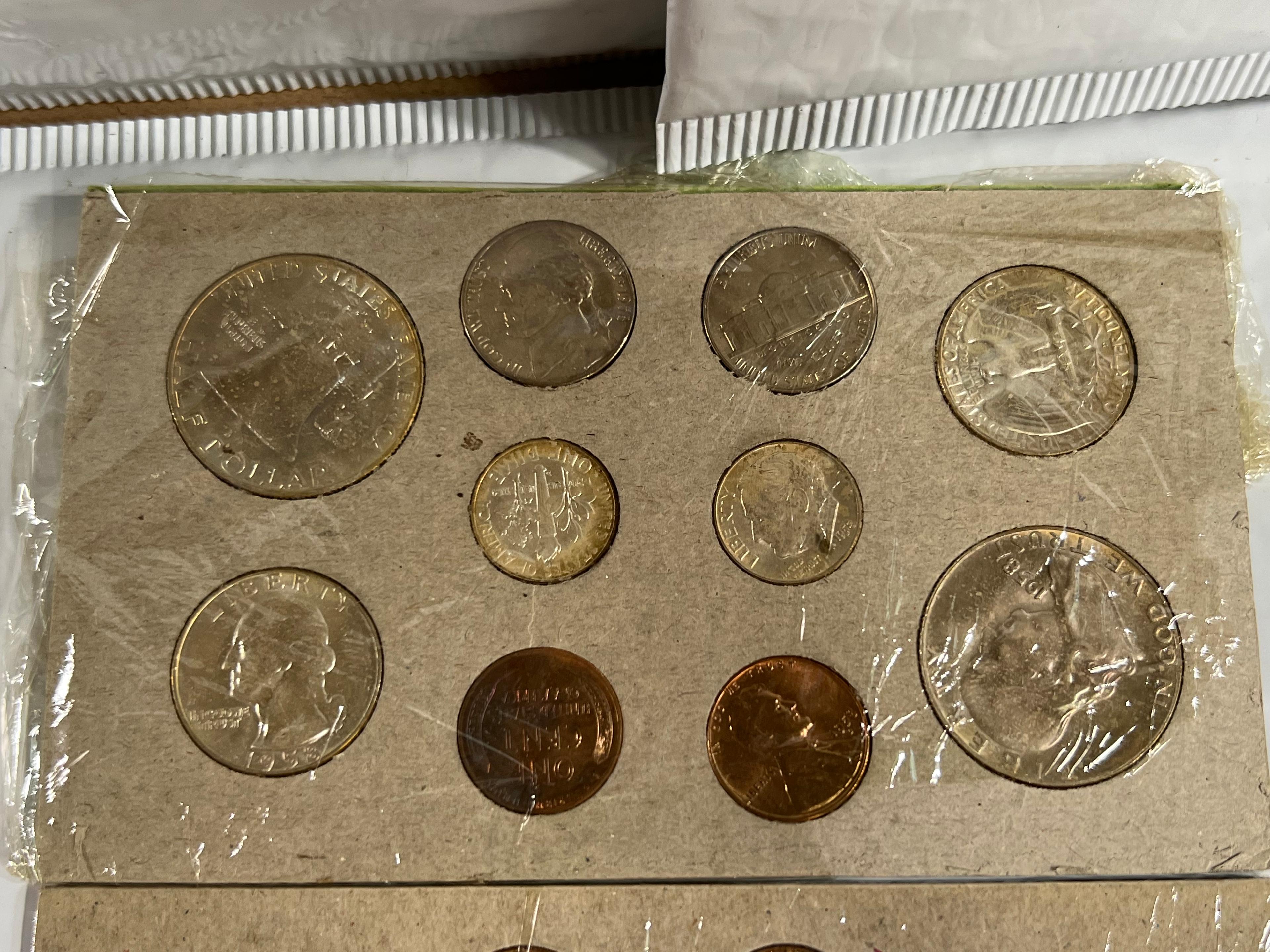 1958 p+d Double Mint Set includes 20 coins original packaging