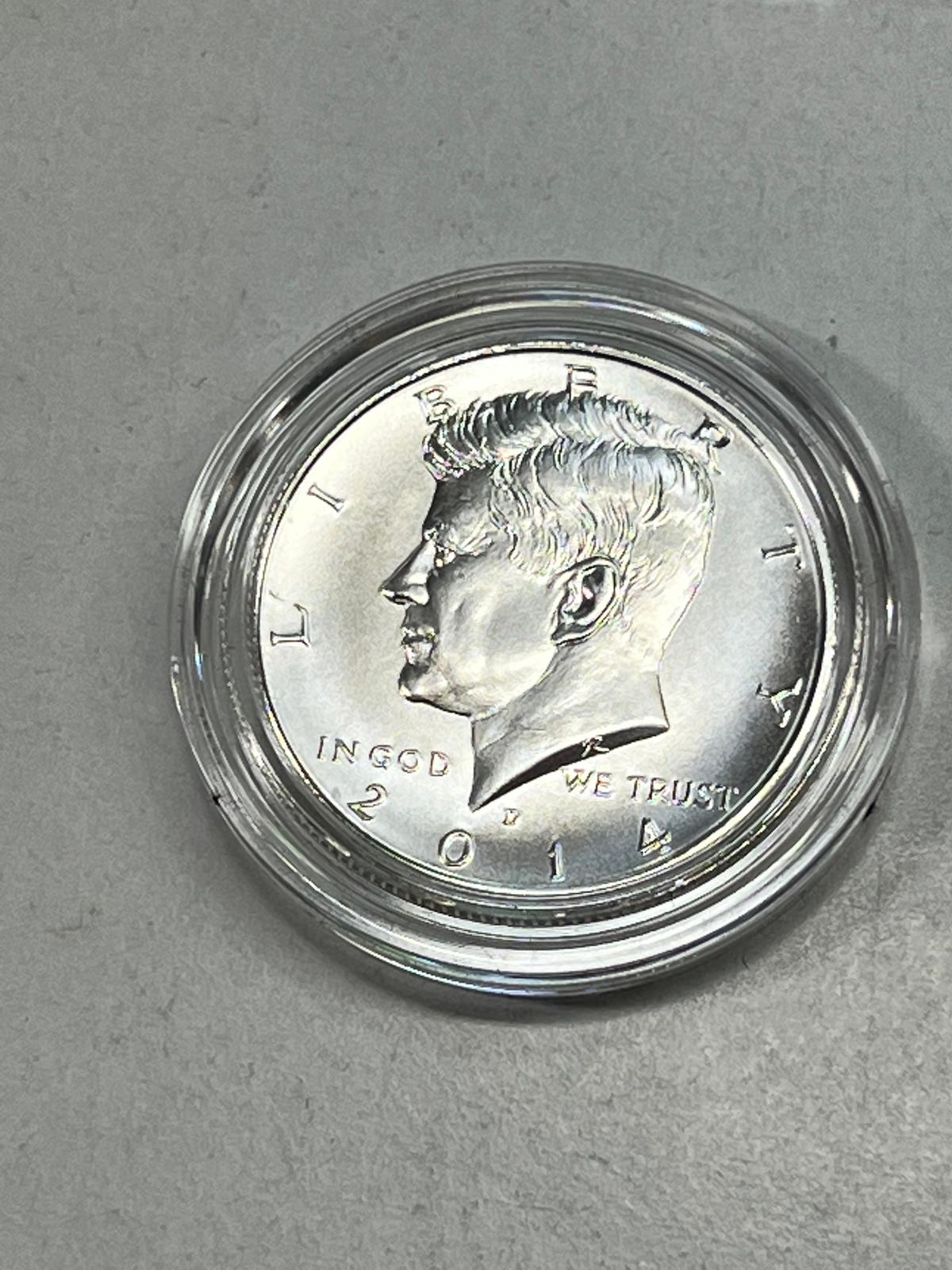 2014 D 90% Silver Kennedy Half Dollar UNCIRCULATED