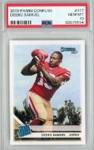 Graded 2019 Panini Donruss Deebo Samuel #317 Rookie RC Football Card PSA 10 Gem Mint