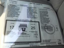 2006 CADILLAC DTS, ODOMETER  READS: 118,950, VIN: 1G6KD57YX6U177519