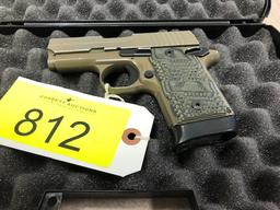 SIG SAUER 938 9MM S/N 52BO21244, Tag#2569