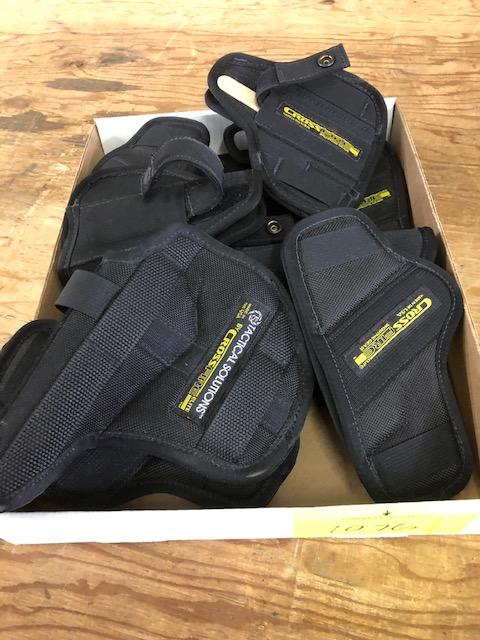 (10) HOLSTERS - VARIOUS CROSSFIRE