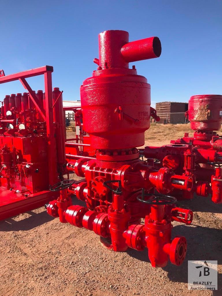 B.O.P. Stack (1) Shaffer LWS 11in. 3000lb. DBL Blowout Preventer [Yard 1: Odessa, TX]