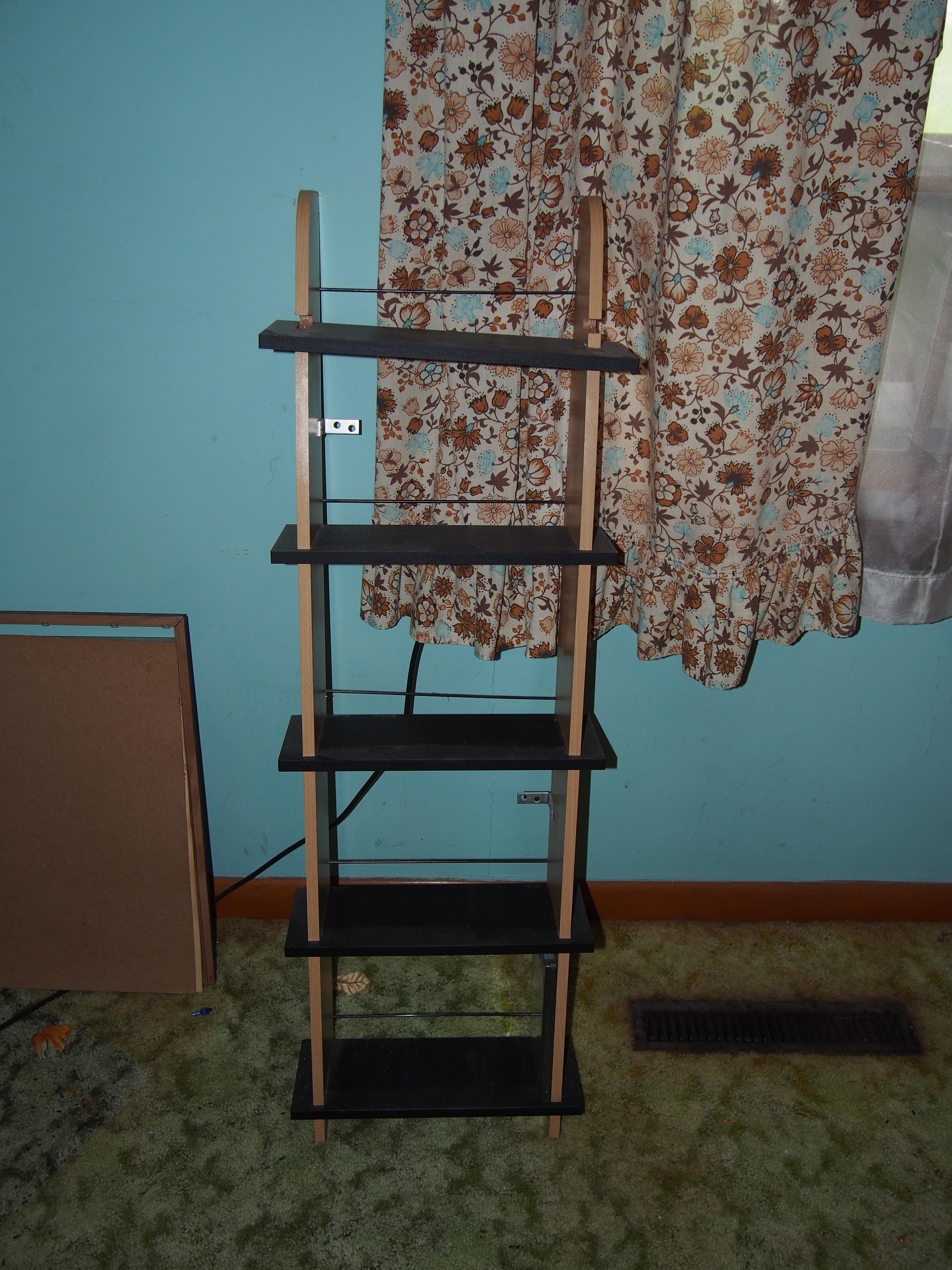 5 tier ladder shelf