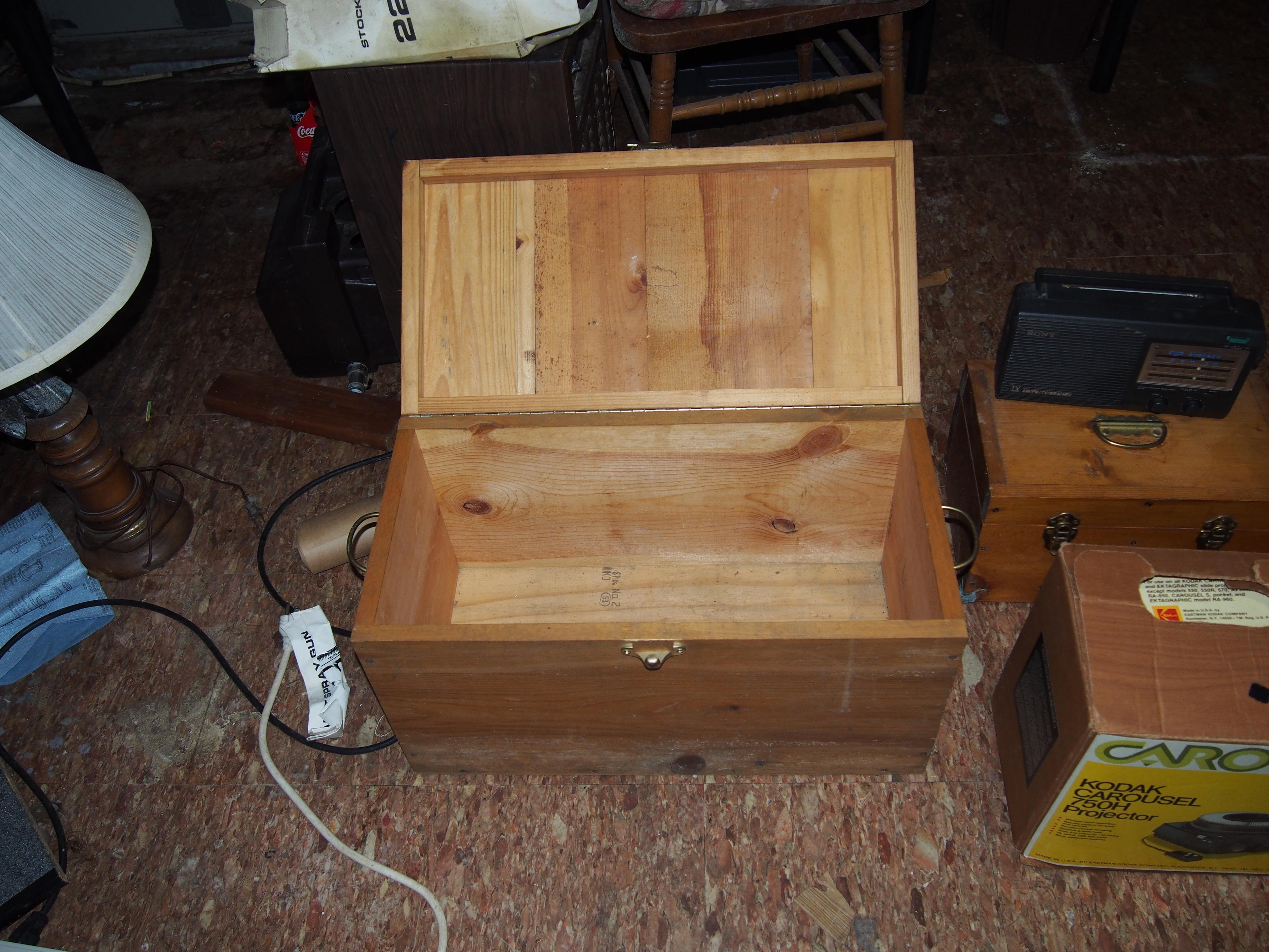 Wooden chest