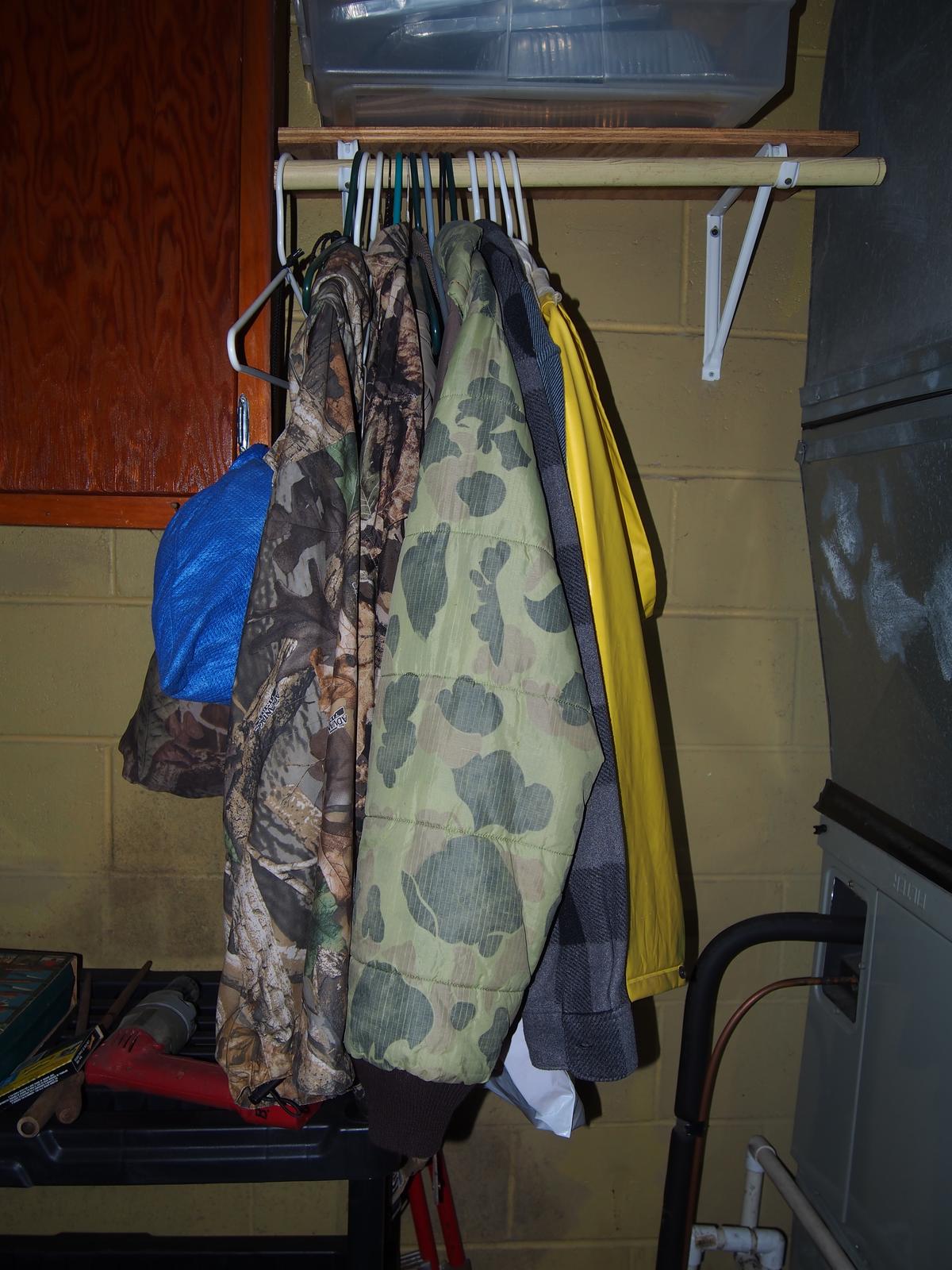 Assorted camo and clothing