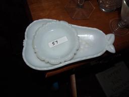 Vintage Hazel Atlas milk glass