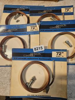 Johnson Controls K19AT-72 Universal Replacement Thermocouple 72" - qty 5