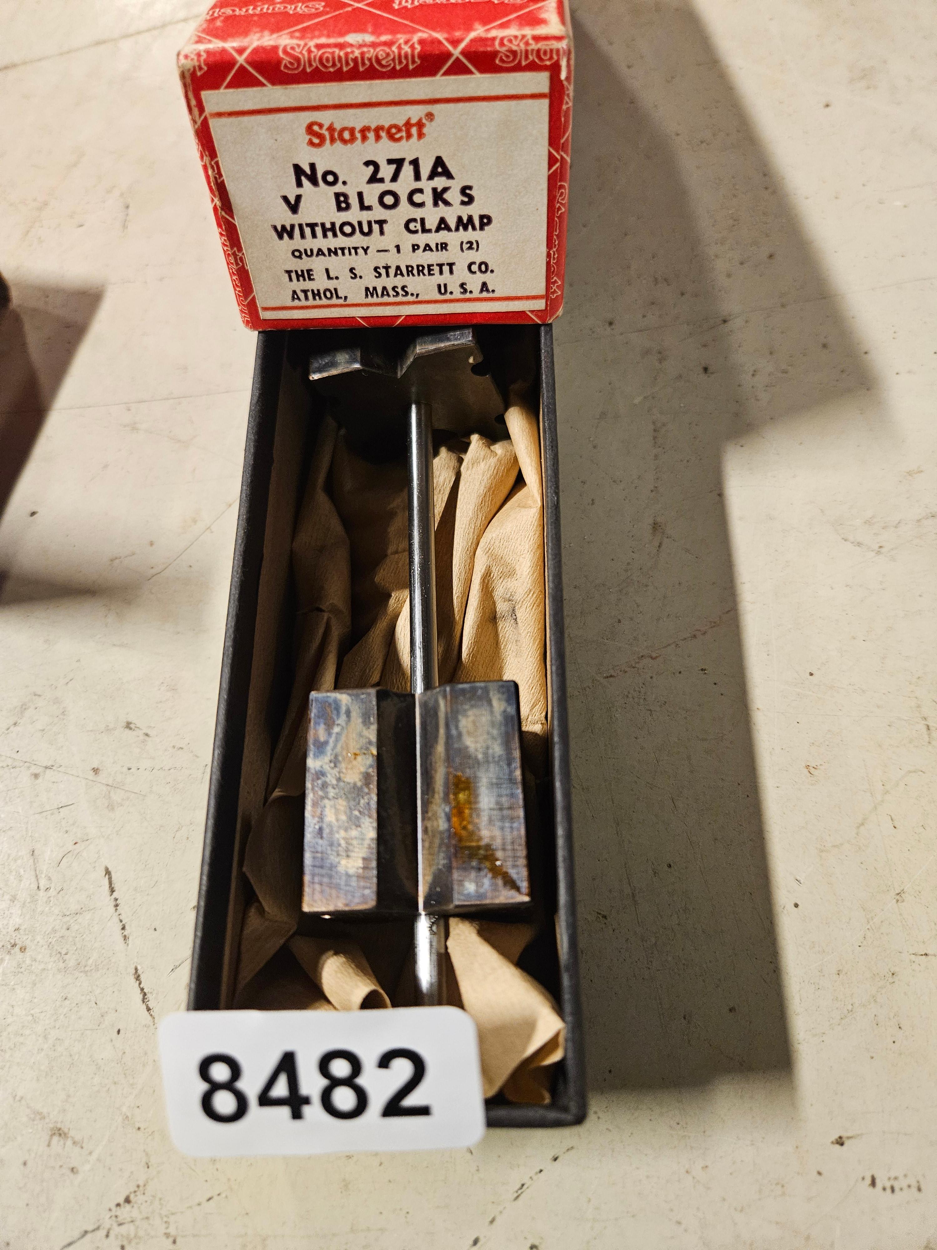 Starrett No. 271A V Blocks Without Clamp