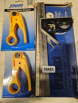 Jonard Coaxial Cable Stripper tool bundle