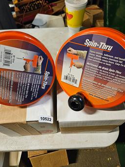 Spin-Thru Drain Cleaner - 2.5' Length - Easy-to-Use, Prevents Messy Floors QTY 2