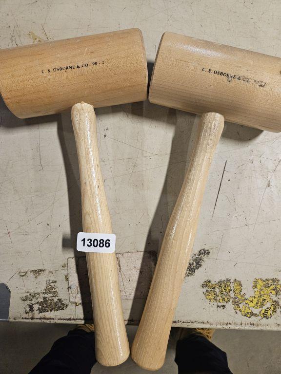 C S Osborne & Co Wooden Mallets - 2 Qty