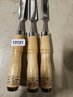 Buck Bros Wood Chisels - 3 Qty