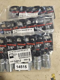Tekton Sockets - 3 Packages