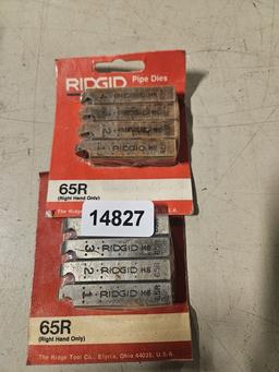 Ridgid Pipe Dies #65r Right Hand Only