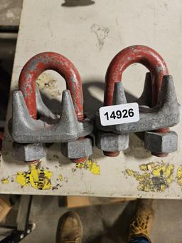 Red U Bolt Wire Rope Cable