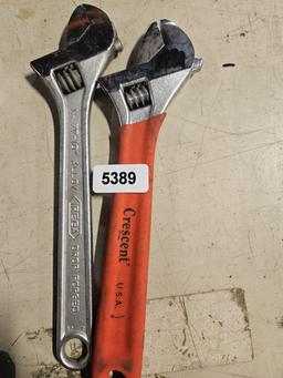 Crescent Adjustable Wrench & Irega Adjustable Wrench