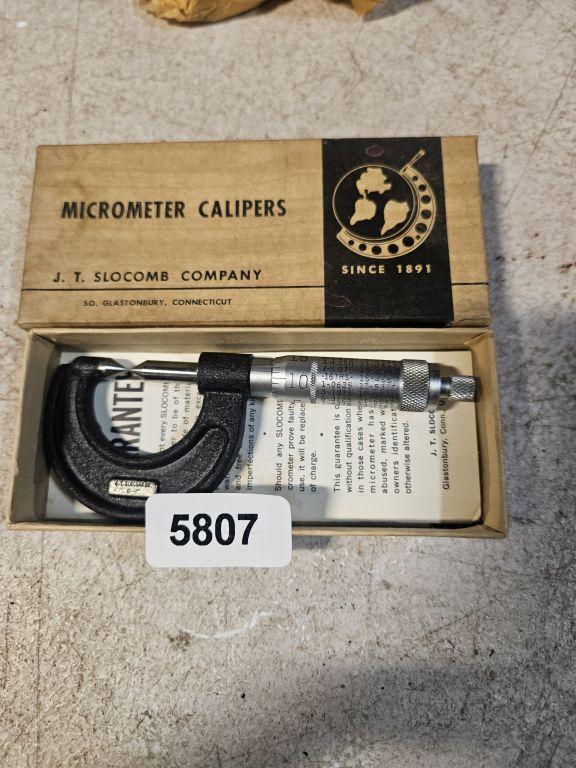 Jt Slocomb Micrometer Calipers