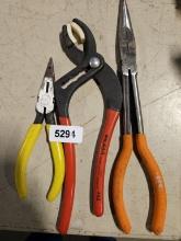 Iit Extra Long Reach Needle Nose Plier, Milbar Tool & Needle Nose Plier