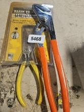 Armstrong Slip Joint Pliers & Klein Tool Long Nose Pliers