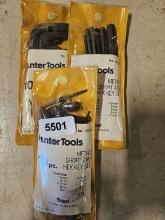 Hunter Tools Metric Short Arm Hex Key Set