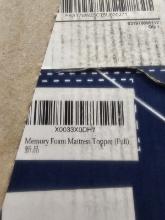 Value Memory Foam Mattress Topper