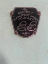 Bennett metal Industrial can