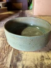 Green Glazed Ceramic Bowl