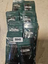 Allen 9pc Short Arm Hex Key Set