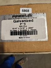 Punch Lok Galvanized P-5