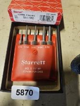 Starrett #s 117 Set Center Punches