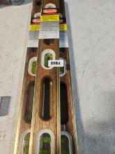 Sands Professional Mahogany Brass Bound Level