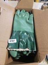 Green Work Gloves