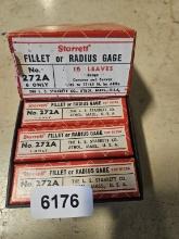 Starrett Fillet Or Radius Gage