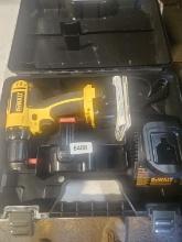 Dewalt Cordless Drill, 2 Batteries, Battery Charger And Carrying Case