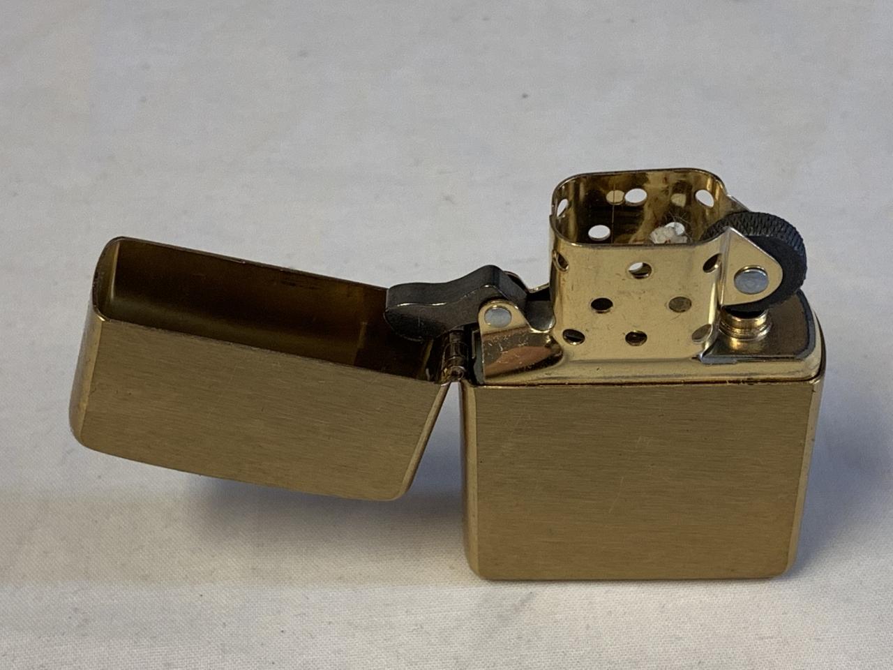 Zippo BRASS Windproof Lighter NEW