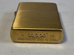 Zippo BRASS Windproof Lighter NEW