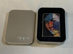 Zippo TATOO FACE Art Windproof Lighter NEW
