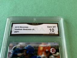 VLADIMIR GUERRERO JR 2019 Bowman Graded 10 GEM MT