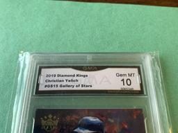 CHRISTIAN YELICH 2019 Diamond Kings GS15 Graded 10