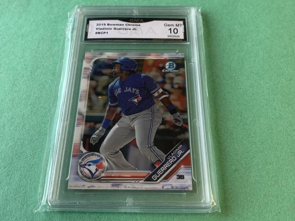 VIADIMIR GUARRERO JR 2019 Bowman Chrome Graded 10