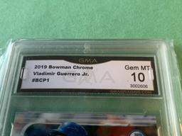 VIADIMIR GUARRERO JR 2019 Bowman Chrome Graded 10
