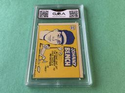 JOHNNY BENCH All-Star 1970 Topps Graded 5.5 EX+
