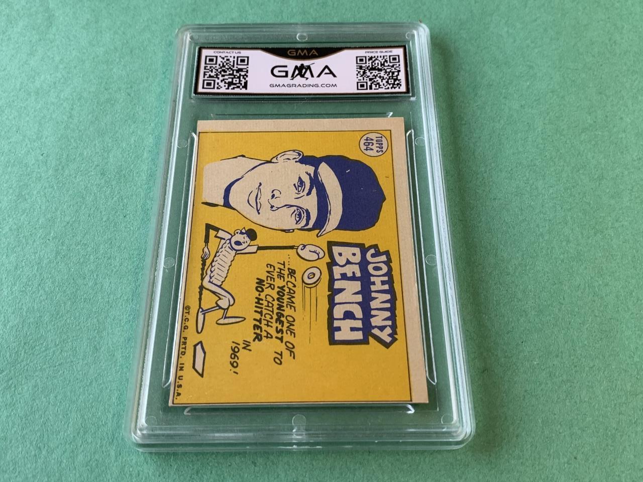 JOHNNY BENCH All-Star 1970 Topps Graded 5.5 EX+