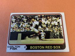 CARLTON FISK Red Sox 1974 Topps Baseball Card