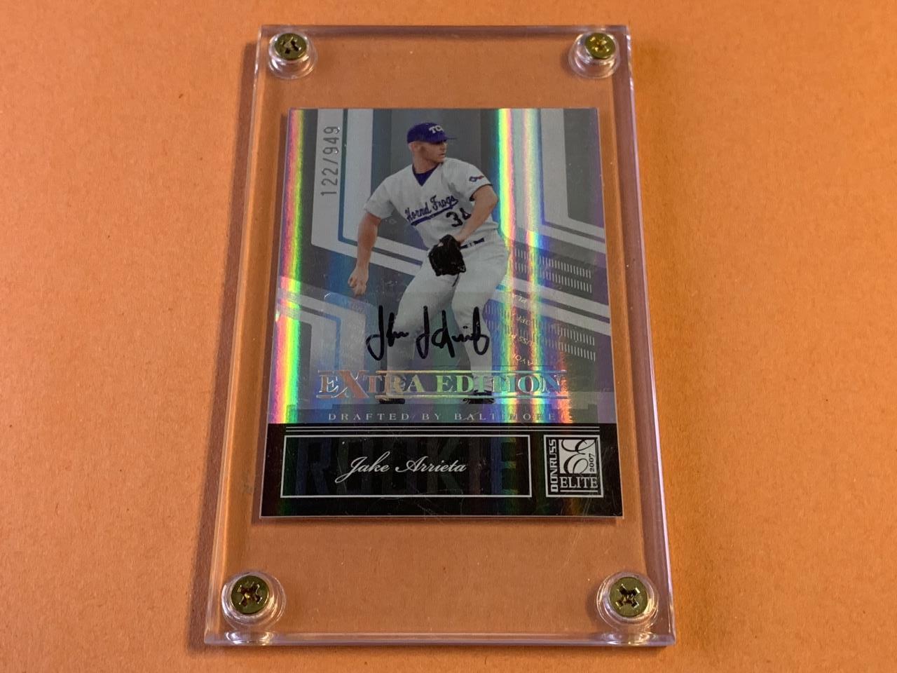 JAKE ARRIETA 2007 Donruss Elite AUTOGRAPH 122/949