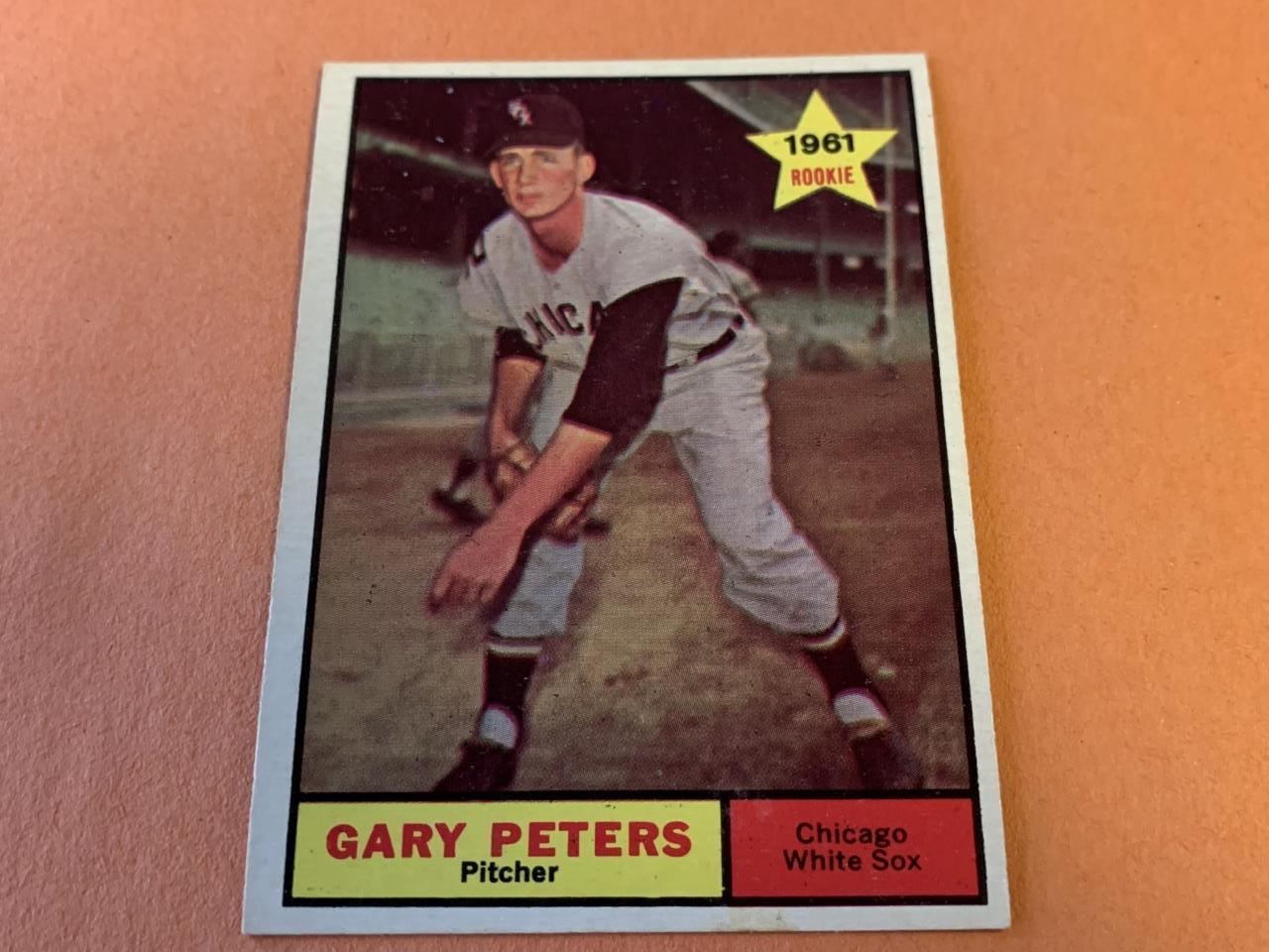 GARY PETTERS White Sox 1961 Topps Baseball Card