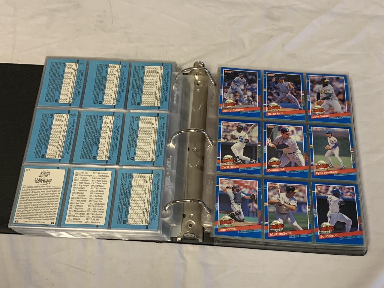 1991 Donruss Baseball Complete Set 1-792 w/ Puzzle